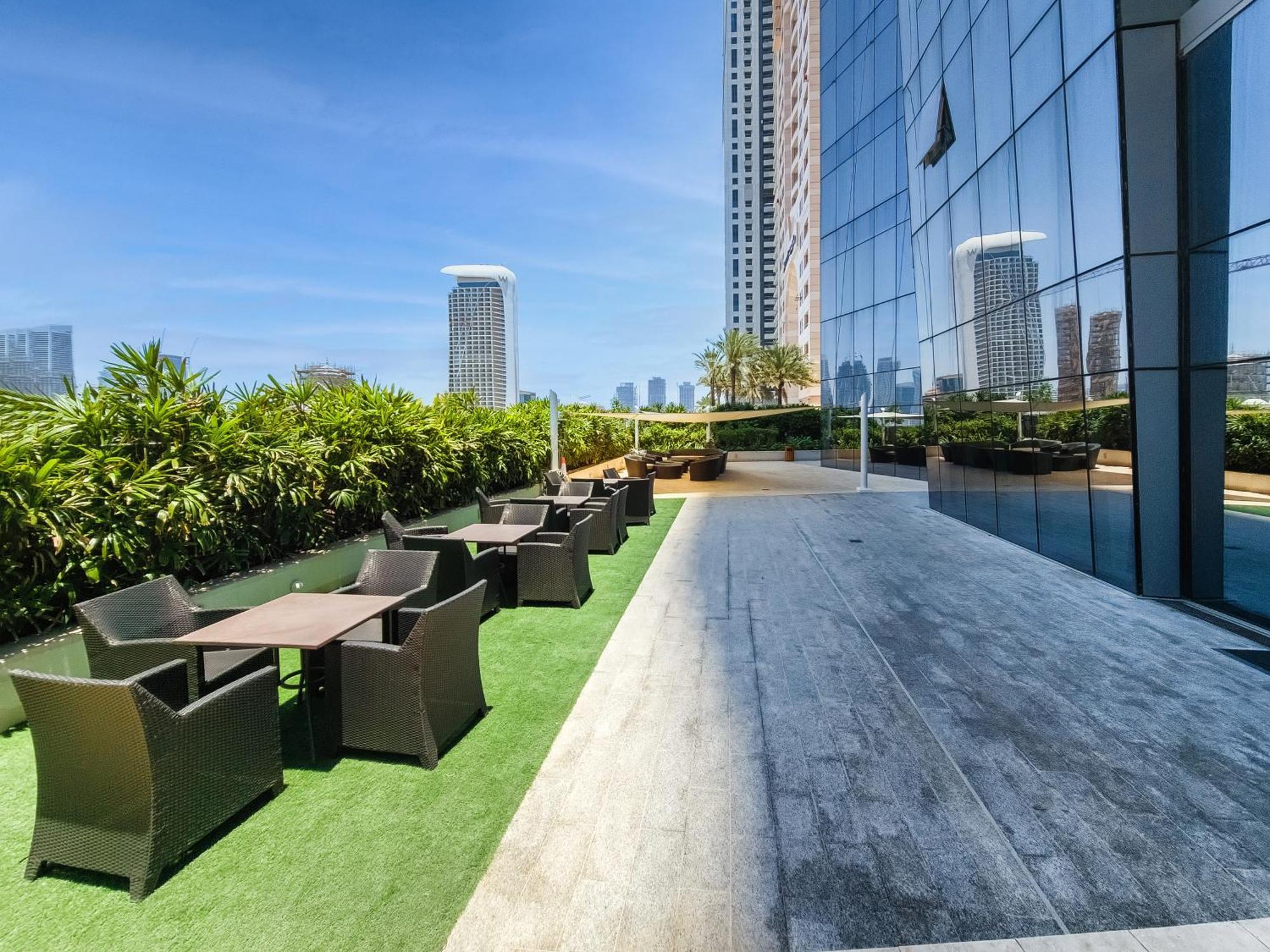 Ultra Modern 1Bd In Damac Heights Marina Dubai Exterior foto